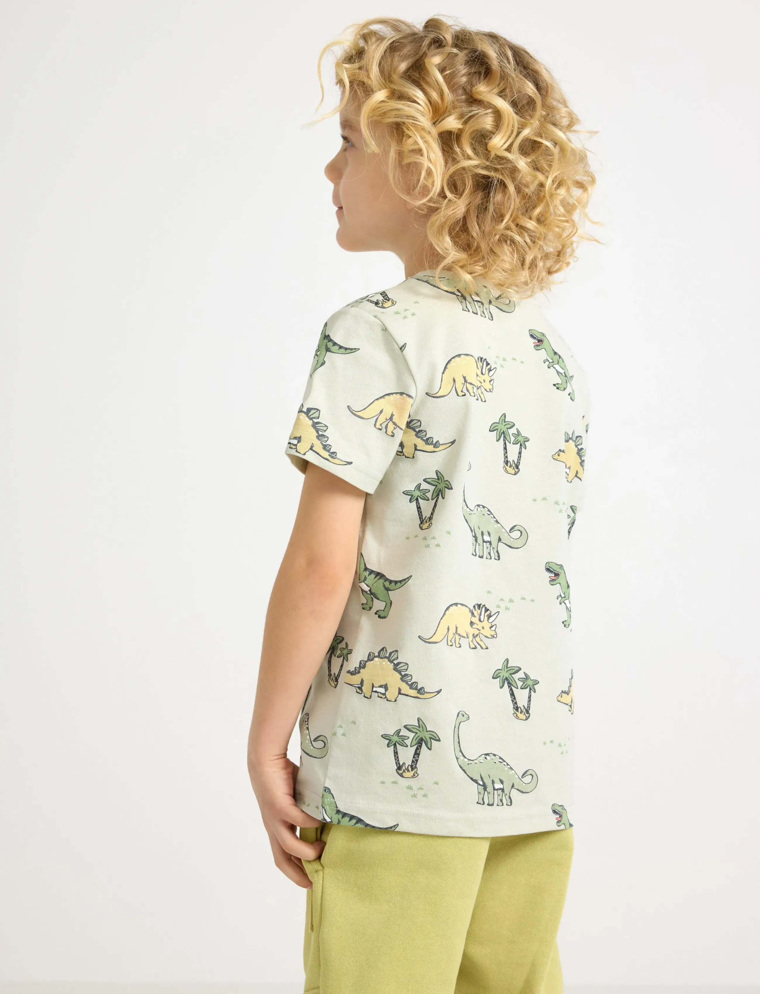 Lindex - T-shirt - short-sleeved t-shirts - light dusty green - 3