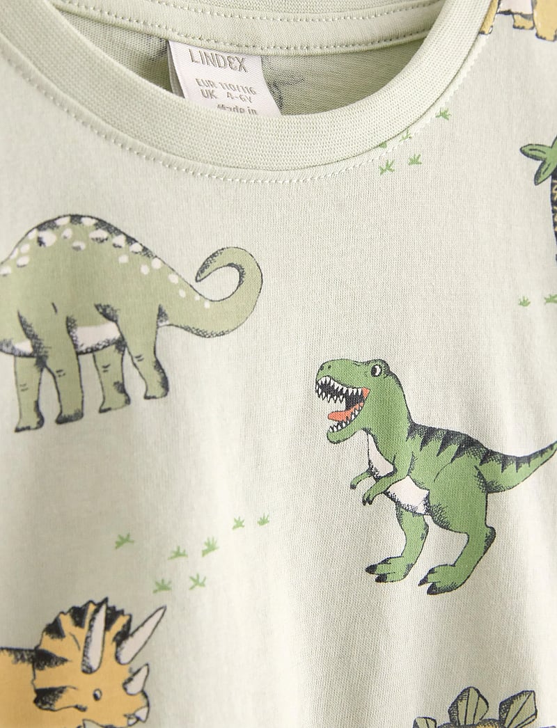 Lindex - T-shirt - kurzärmelige - light dusty green - 5