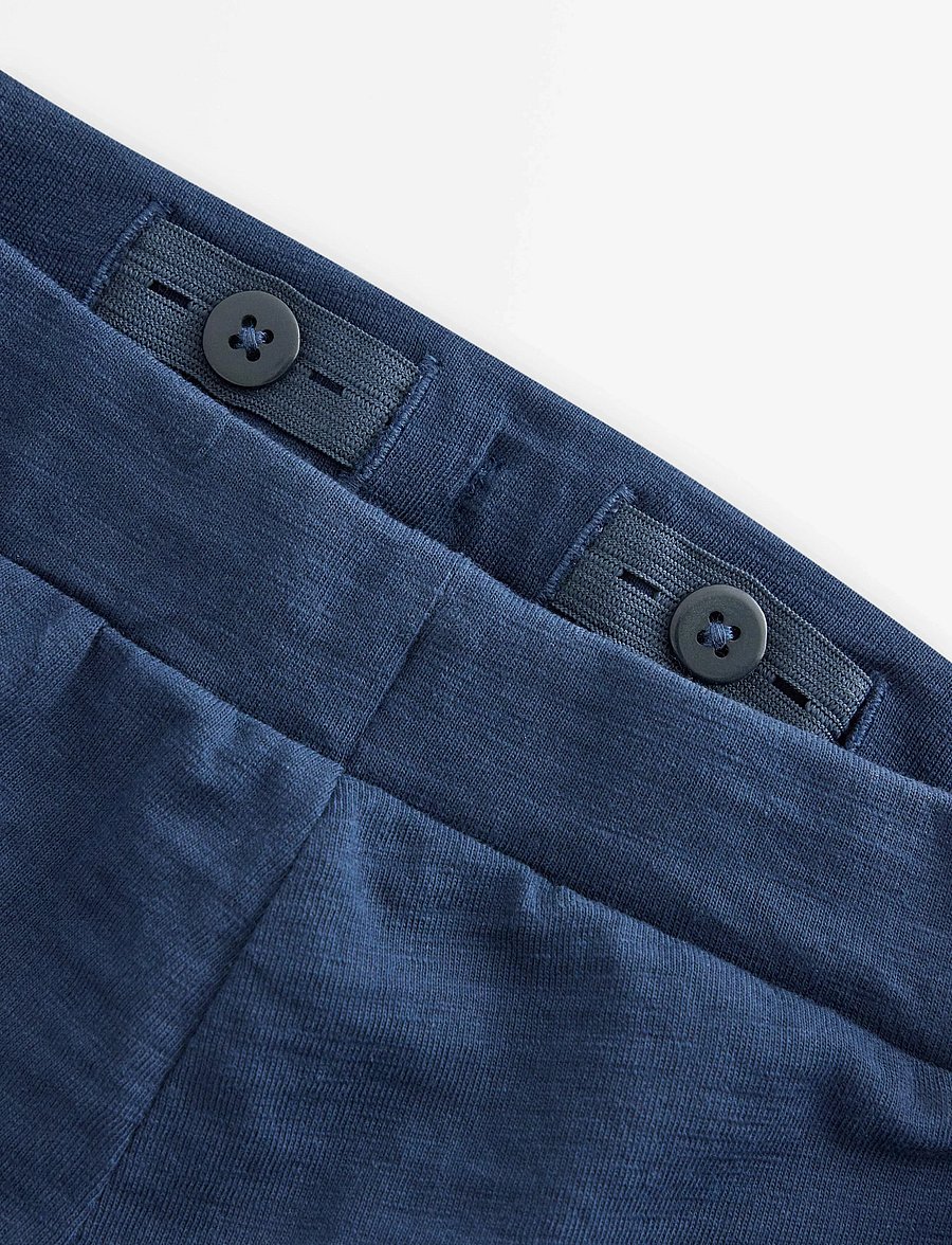 Lindex - Trousers in slub jersey - jogginghosen - dark blue - 5