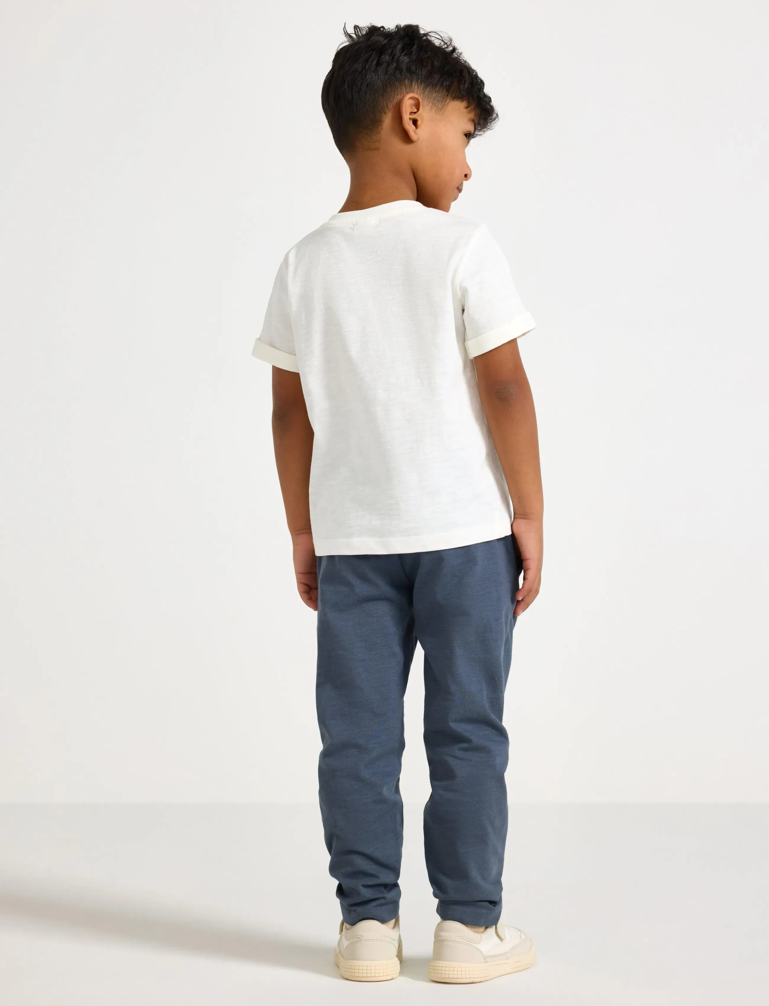 Lindex - Trousers in slub jersey - mjukisbyxor - dark grey - 3