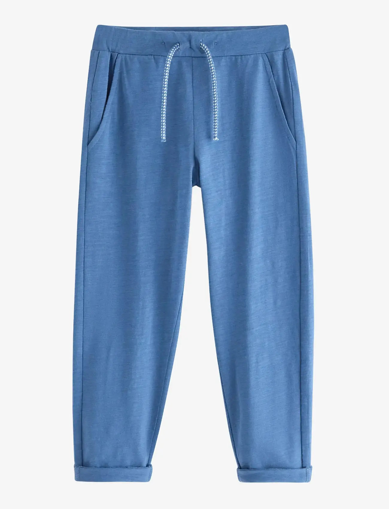 Lindex - Trousers in slub jersey - mjukisbyxor - light dusty blue - 1