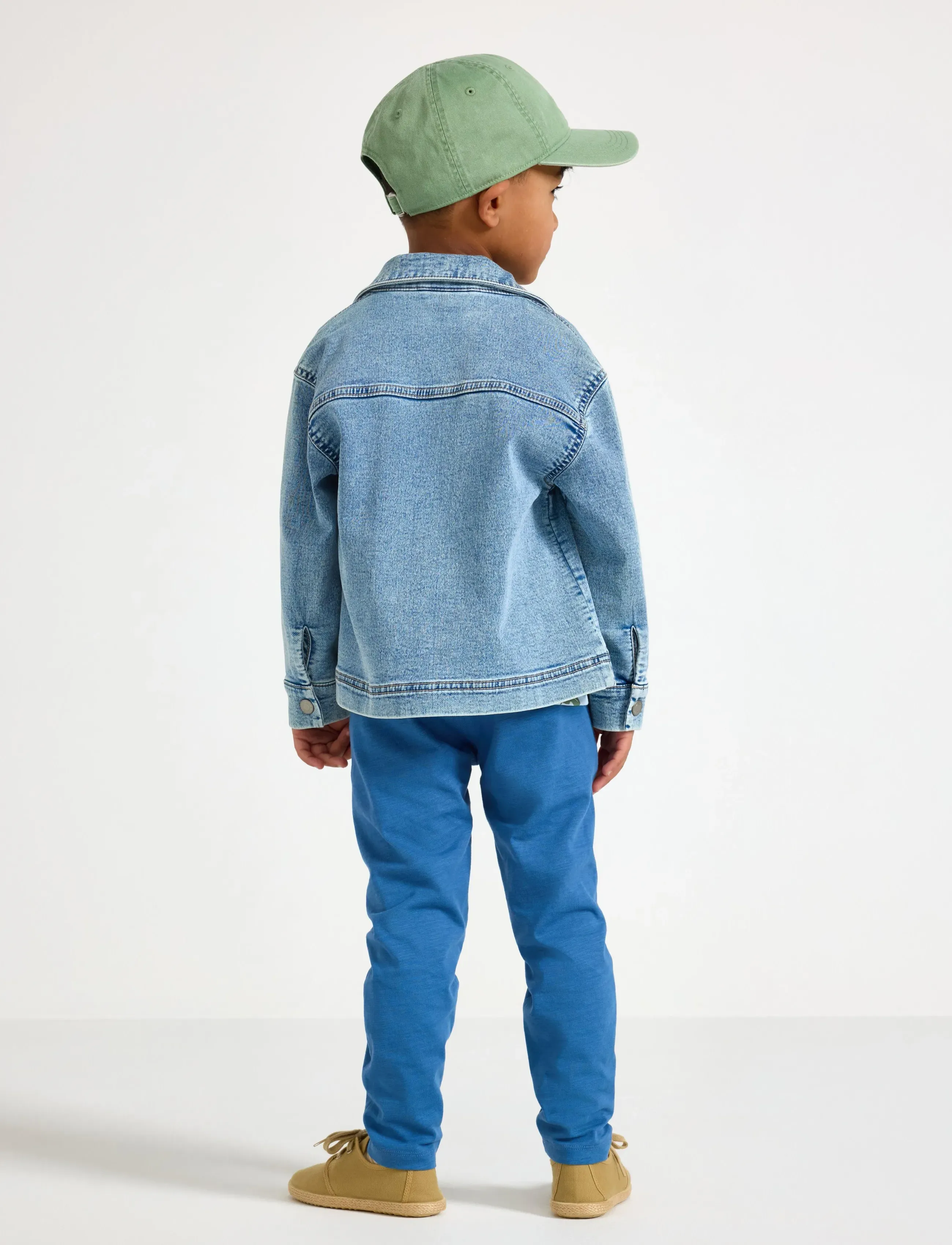 Lindex - Trousers in slub jersey - spodnie dresowe - light dusty blue - 3