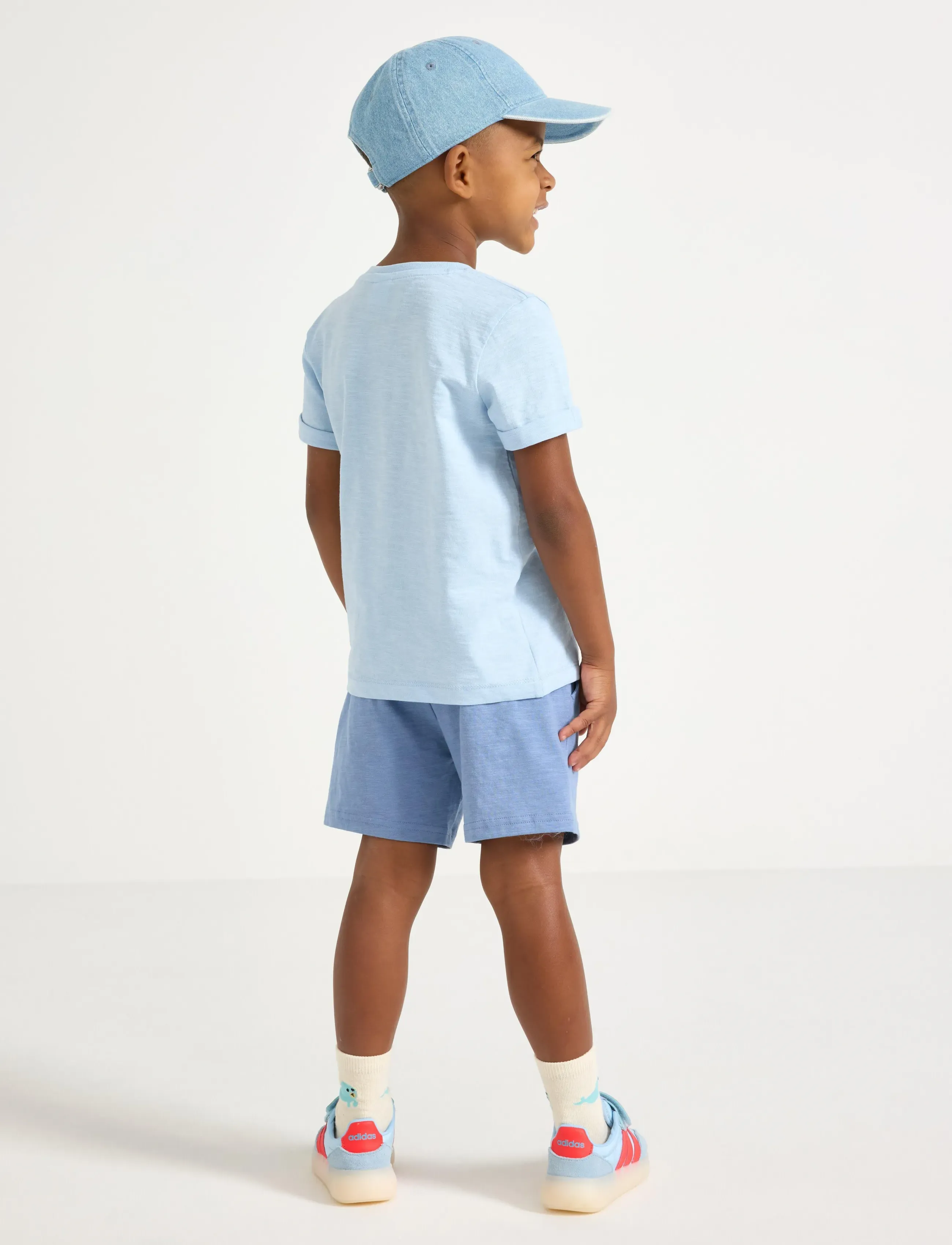 Lindex - Mid-length shorts - casual shorts - blue - 3