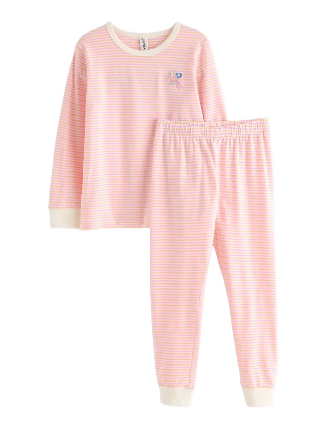 LINDEX Pyjama Set Pink - 110/116 - Kinder