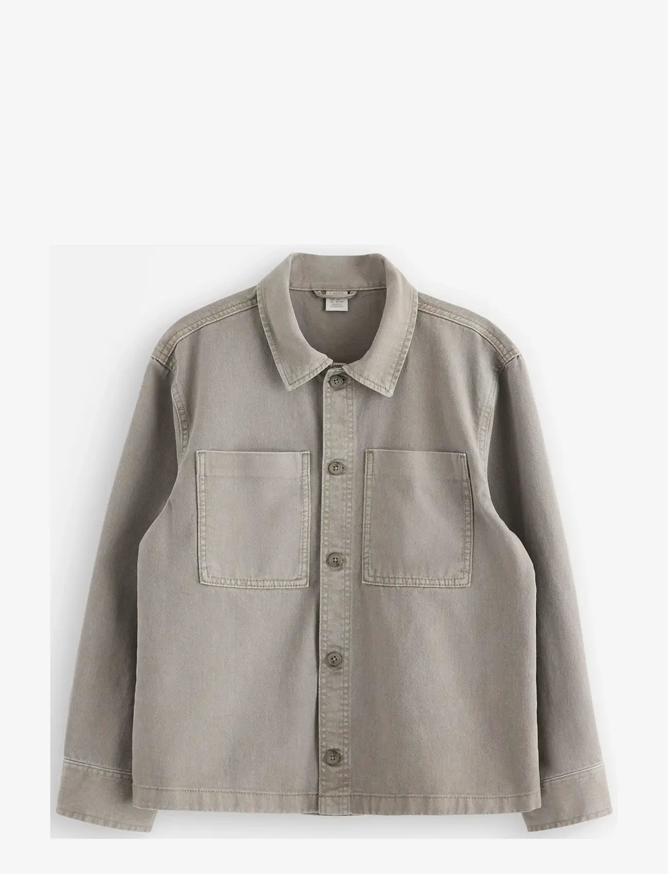 Lindex - Overshirt twill - langärmlige hemden - grey - 1