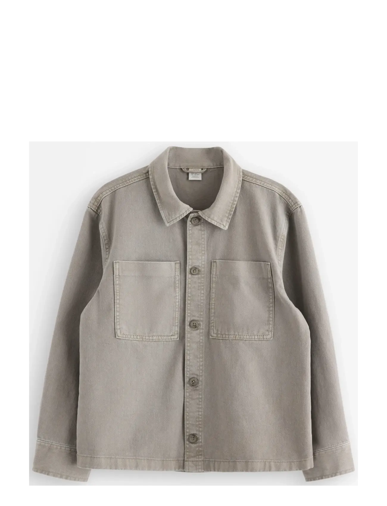 Lindex Overshirt in cotton twill - Õueriided - GREY / khaki/green