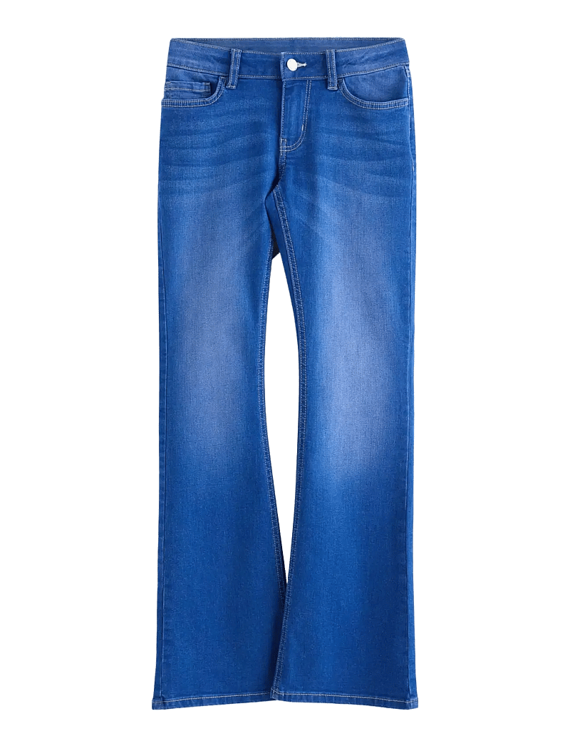 Lindex - FREJA Flared leg jeans - hosen mit weitem bein - bright blue - 1