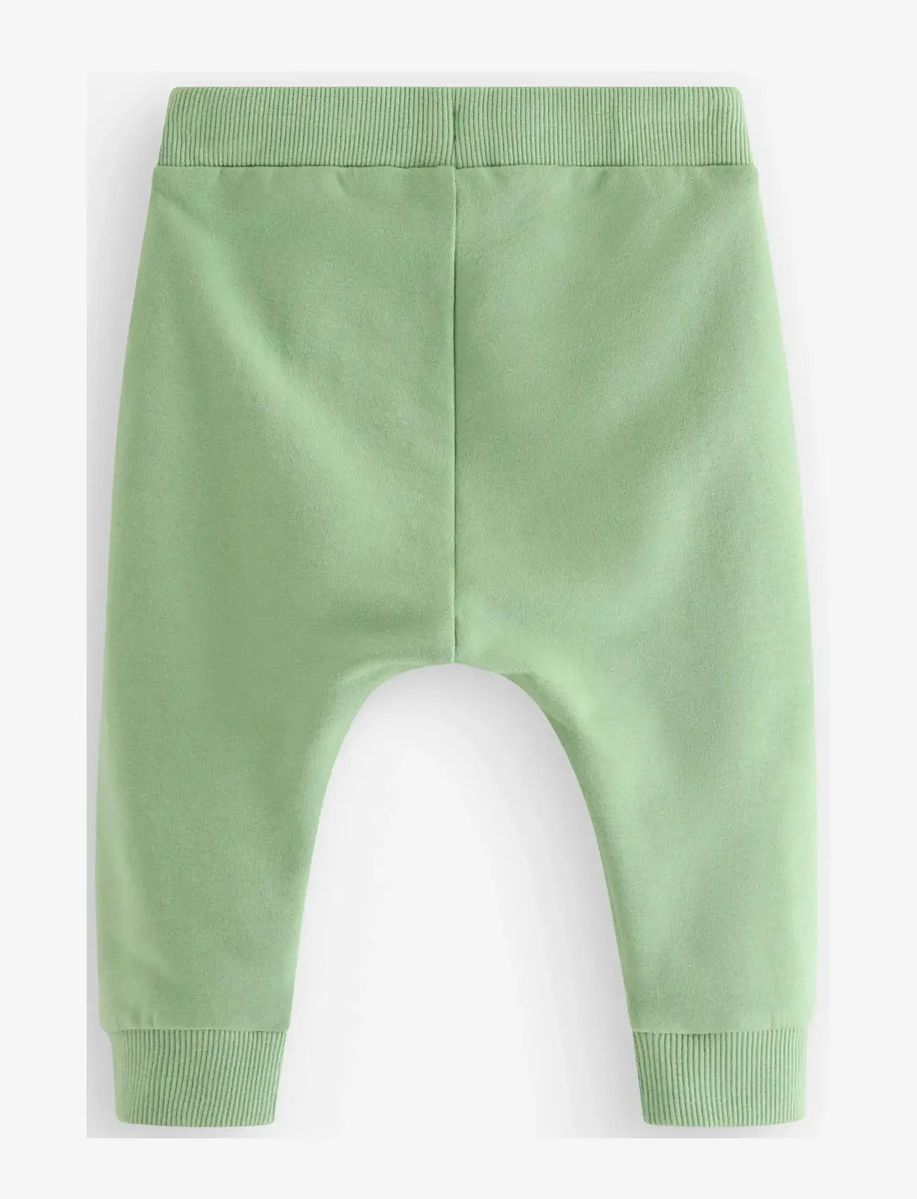 Lindex - Trousers crocodile 3d effect - sweatpants - dusty green - 1