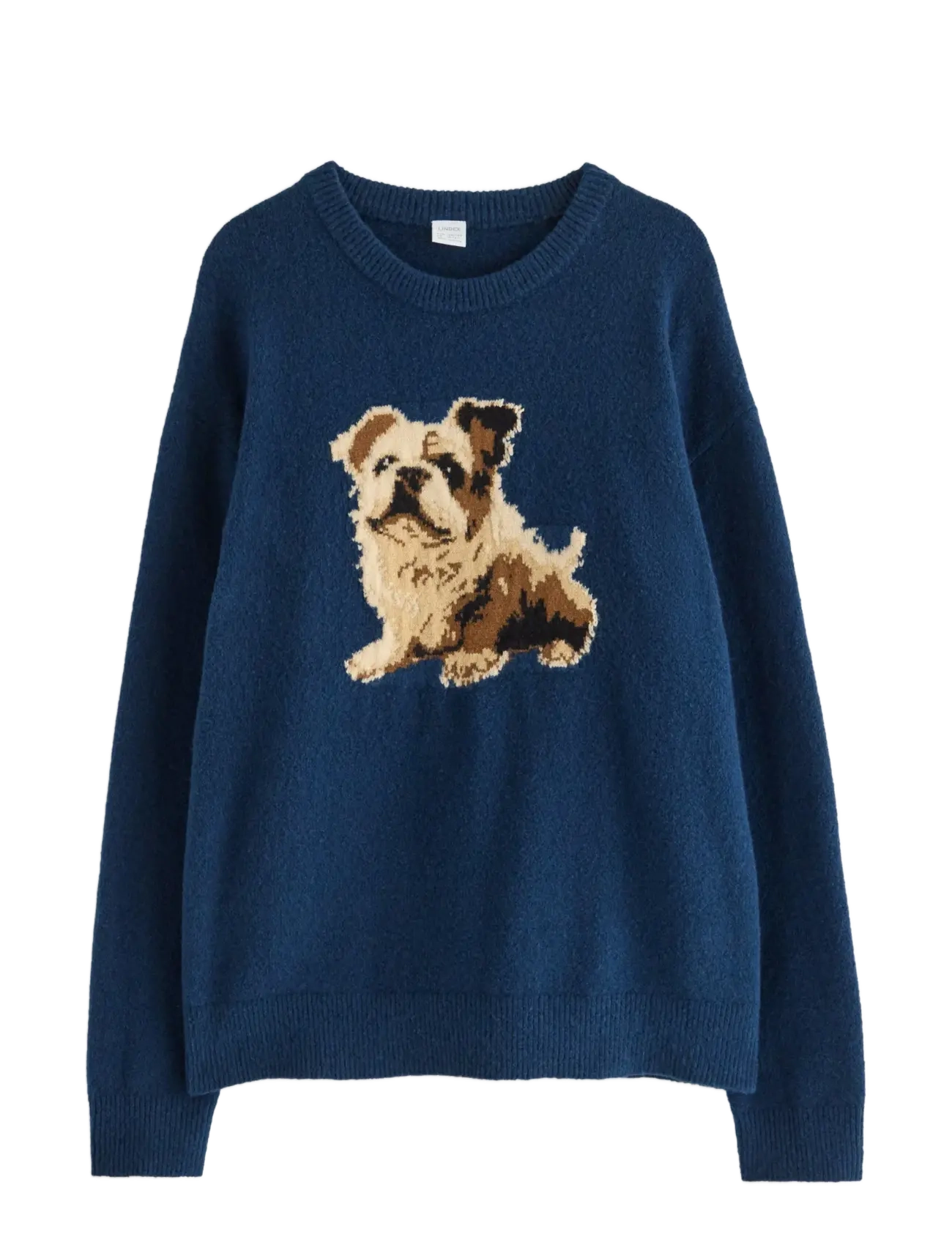 Lindex Stickad tröja - Kläder - DARK BLUE / blue