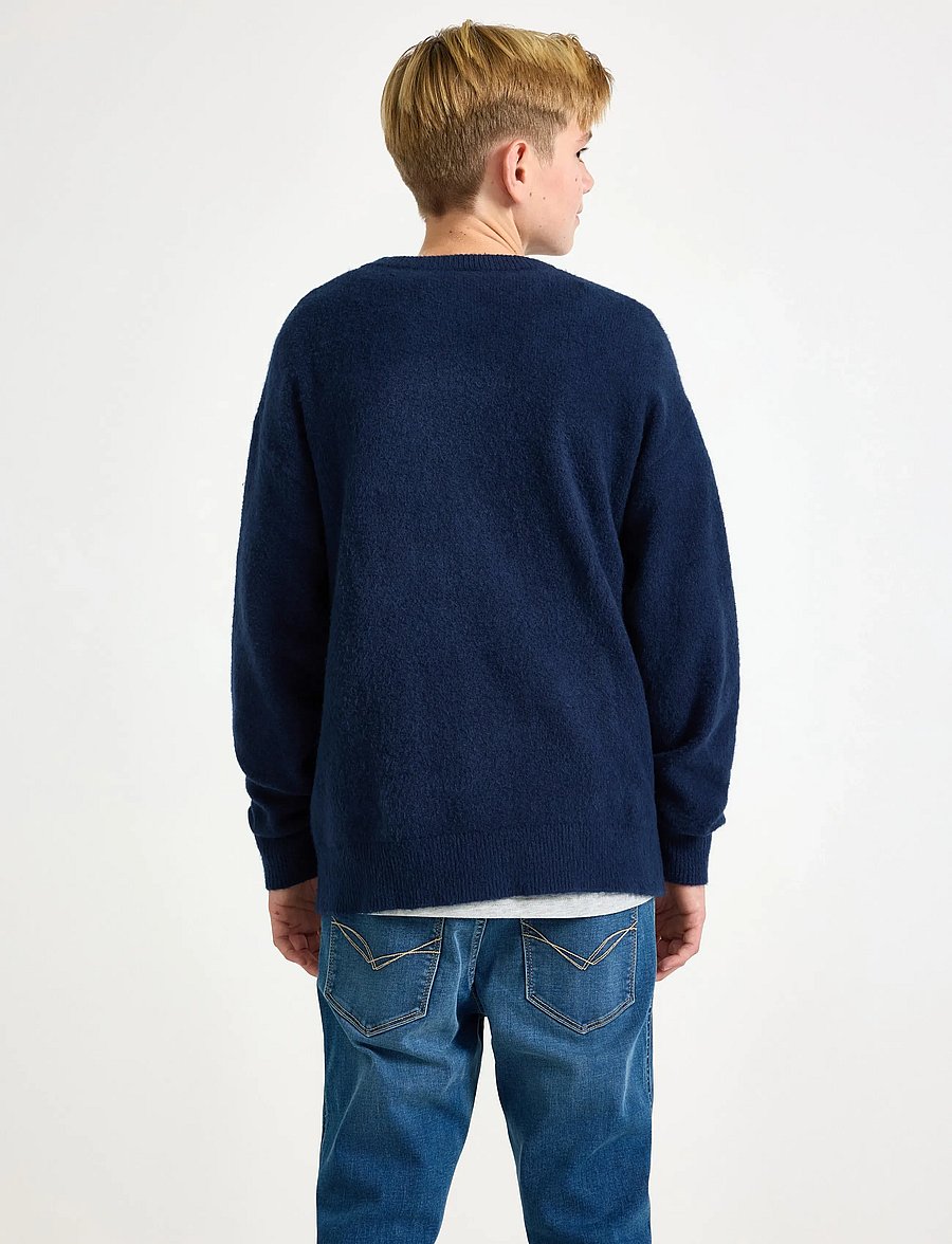 Lindex - Stickad tröja - pullover - dark blue - 3