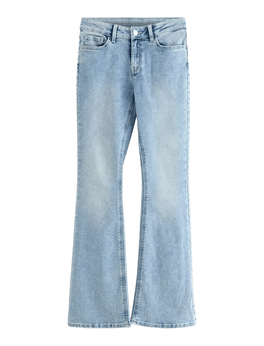 Lindex - Trousers denim Freja lt blue - alt laienevad teksad - light denim - 1