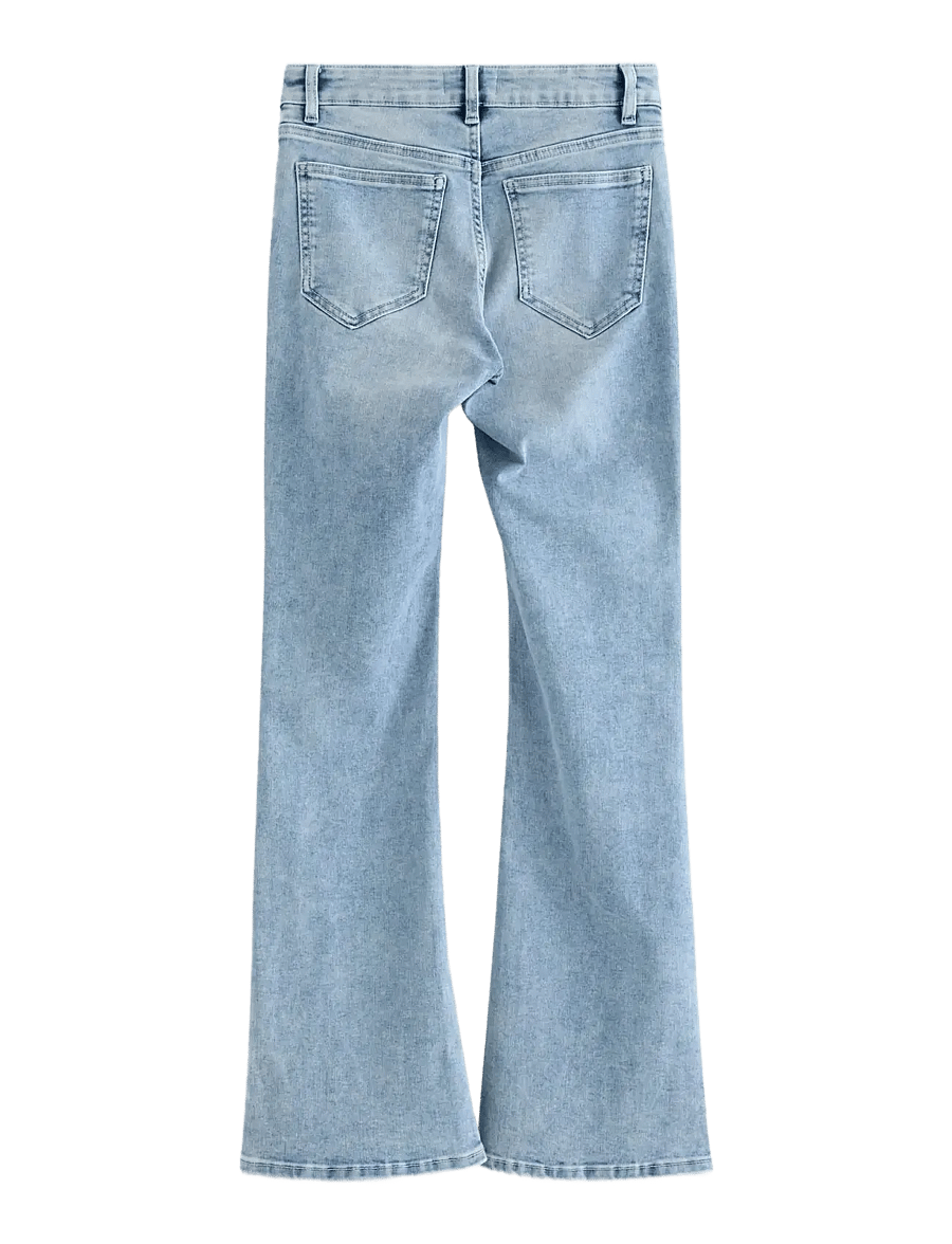 Lindex - Trousers denim Freja lt blue - alt laienevad teksad - light denim - 2