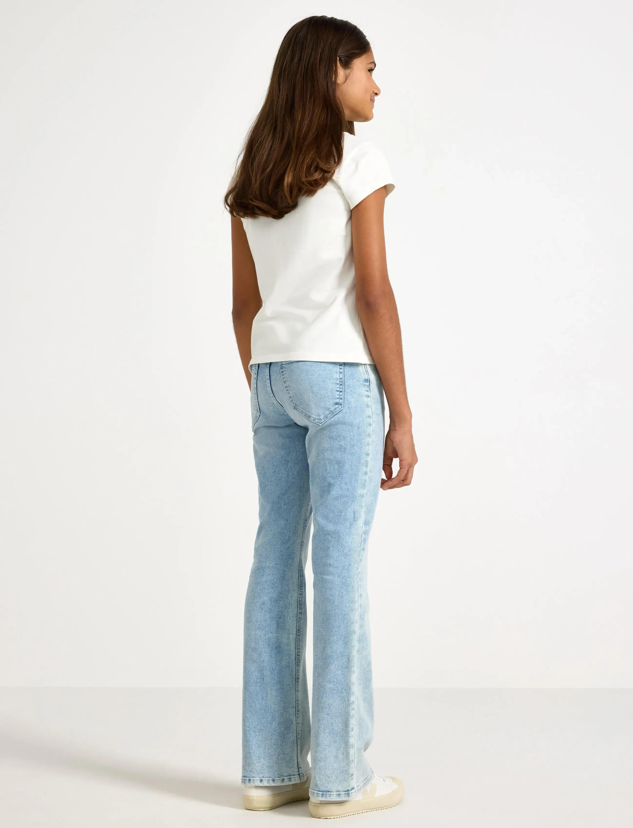 Lindex - Trousers denim Freja lt blue - bootcut jeans - light denim - 3
