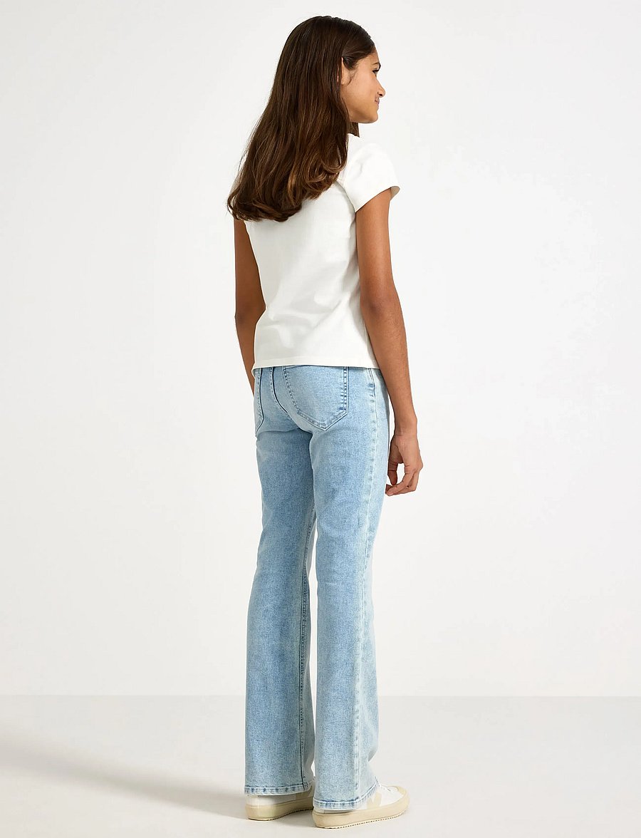 Lindex - Trousers denim Freja lt blue - alt laienevad teksad - light denim - 3