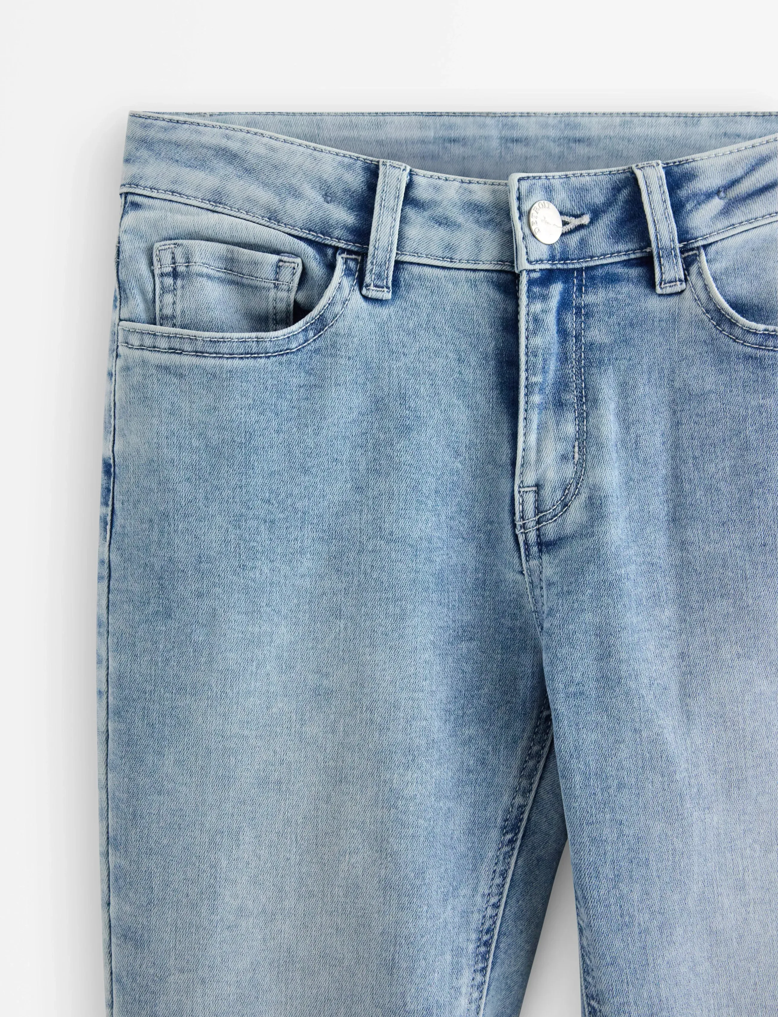 Lindex - Trousers denim Freja lt blue - bootcut jeans - light denim - 5