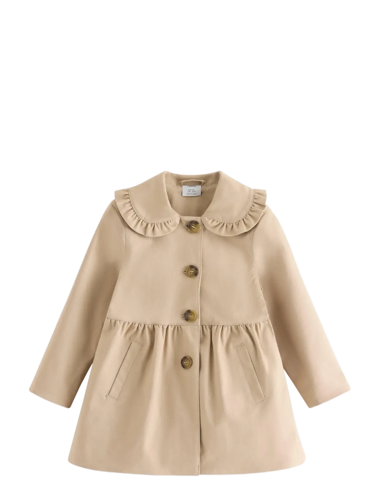 LINDEX Trench Mantel Beige - 110 - Kinder