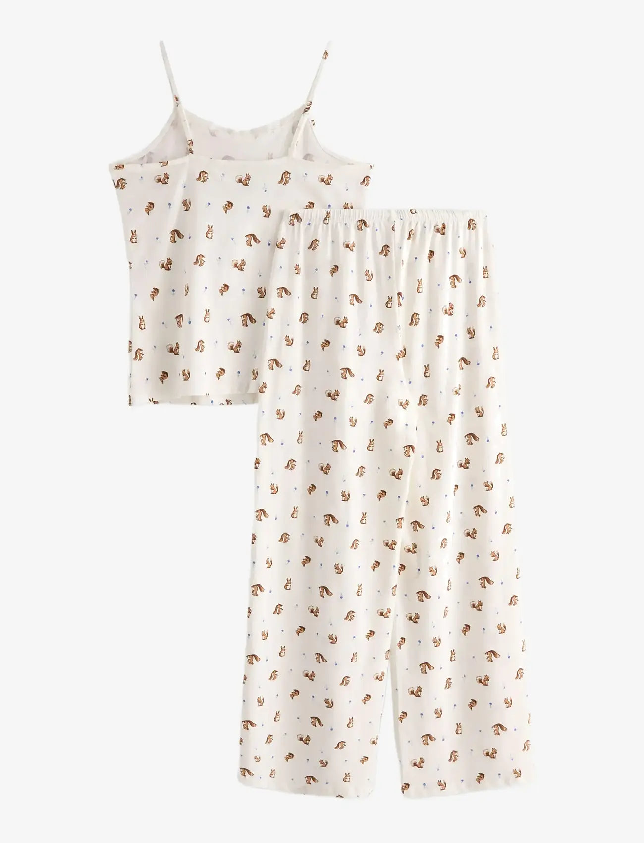 Lindex - Pyjama set singlet trousers mi - pyjama-sets - off white - 2