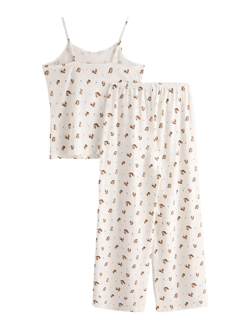 Lindex - Pyjama set singlet trousers mi - pyjama-sets - off white - 2