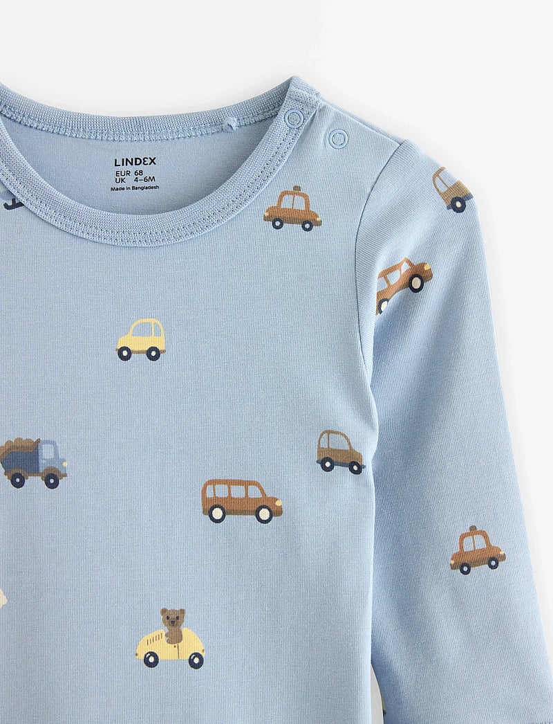 Lindex - Bodysuit - langærmede heldragter - light dusty blue - 2