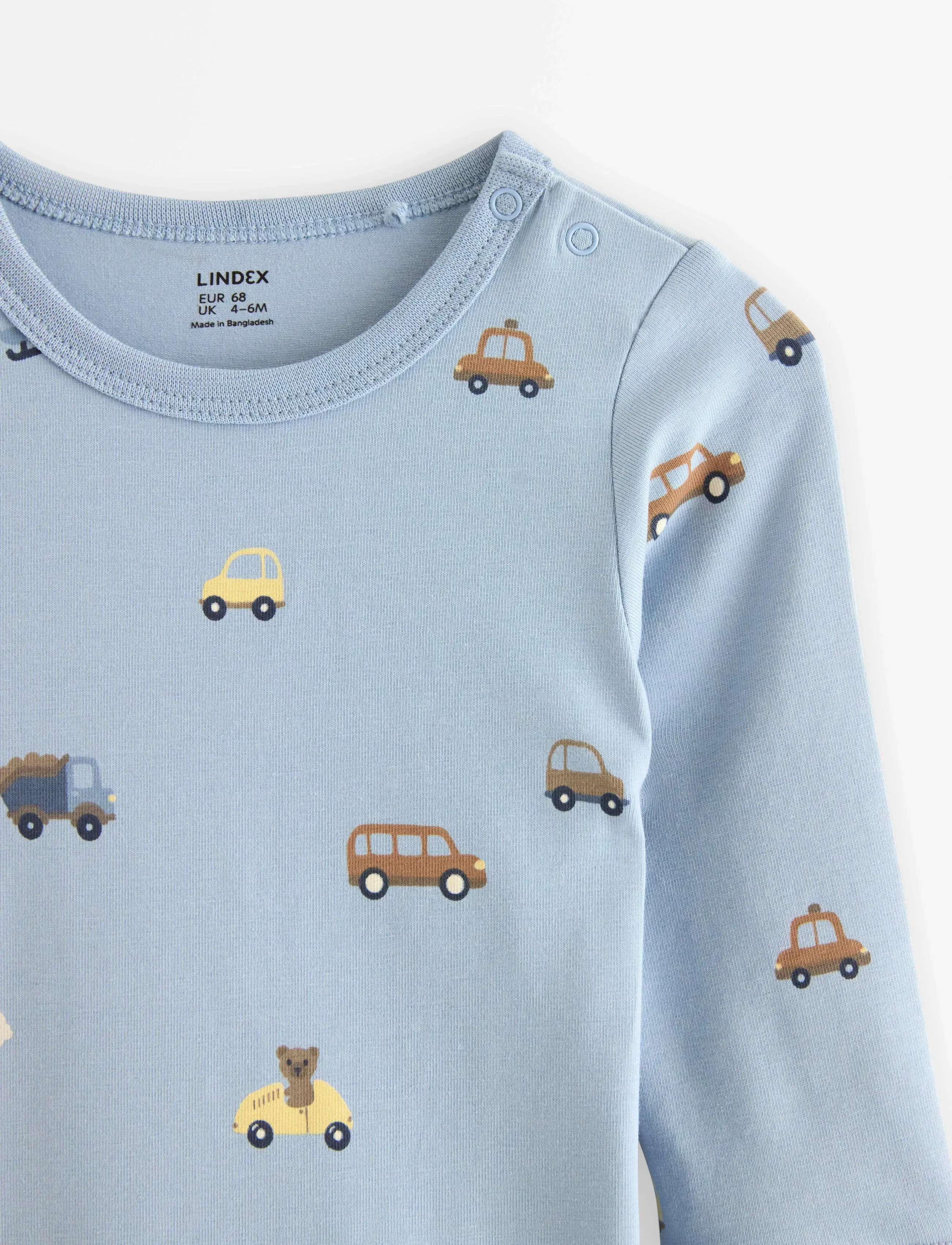 Lindex - Bodysuit - langærmede heldragter - light dusty blue - 2
