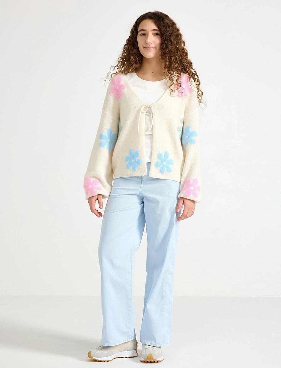 Lindex - Trouser woven twill Vega - vaba lõikega teksad - light blue - 0
