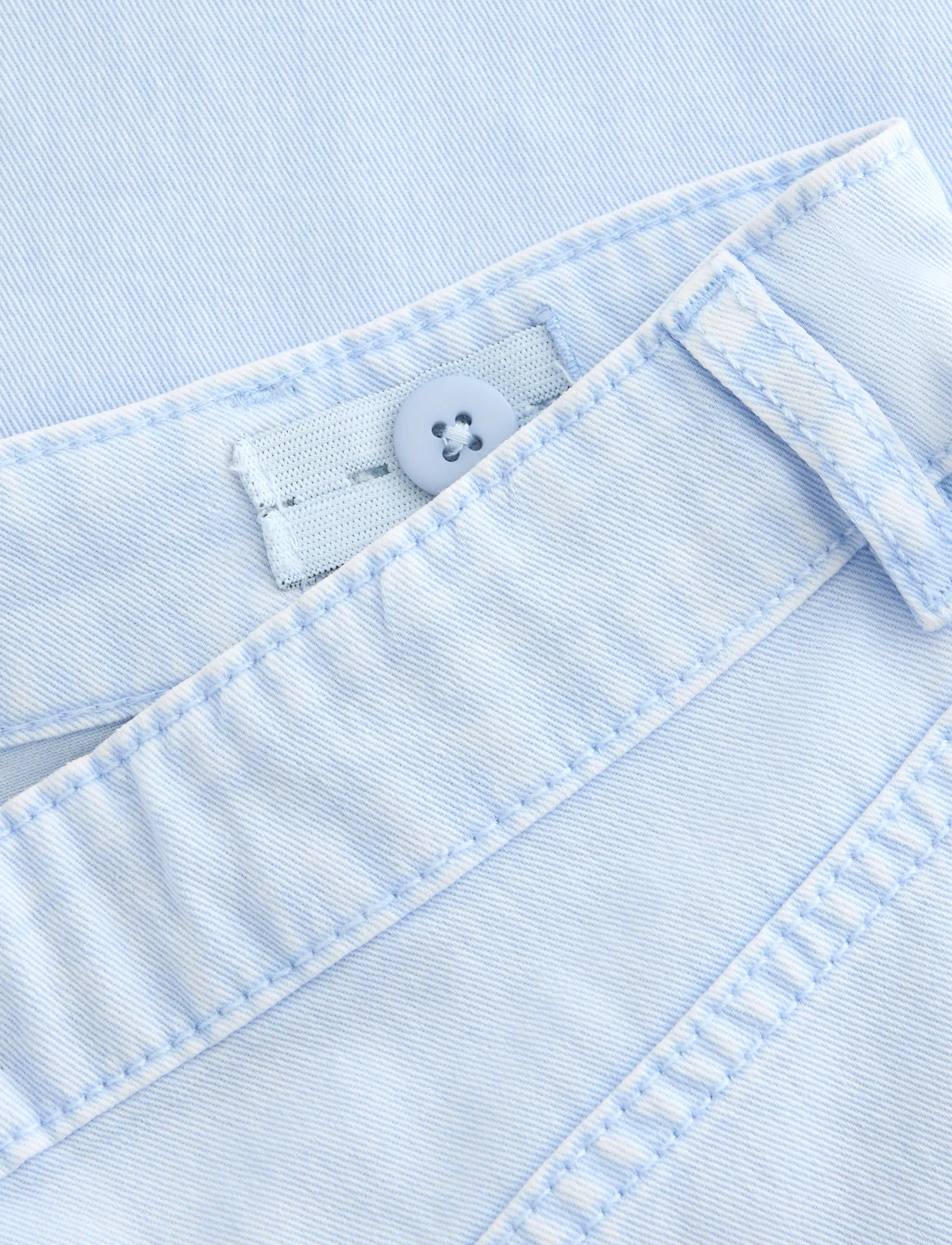 Lindex - Trouser woven twill Vega - alt laienevad teksad - light blue - 5