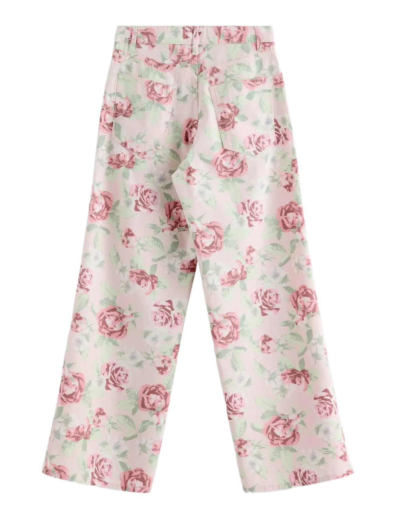 Lindex - Trouser woven twill Vega - loose jeans - light pink - 2