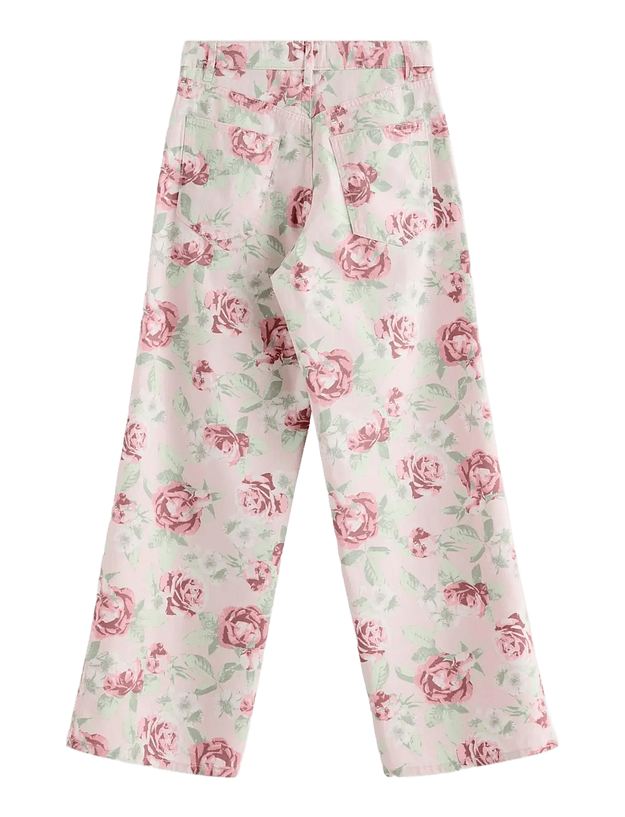 Lindex - Trouser woven twill Vega - loose jeans - light pink - 2