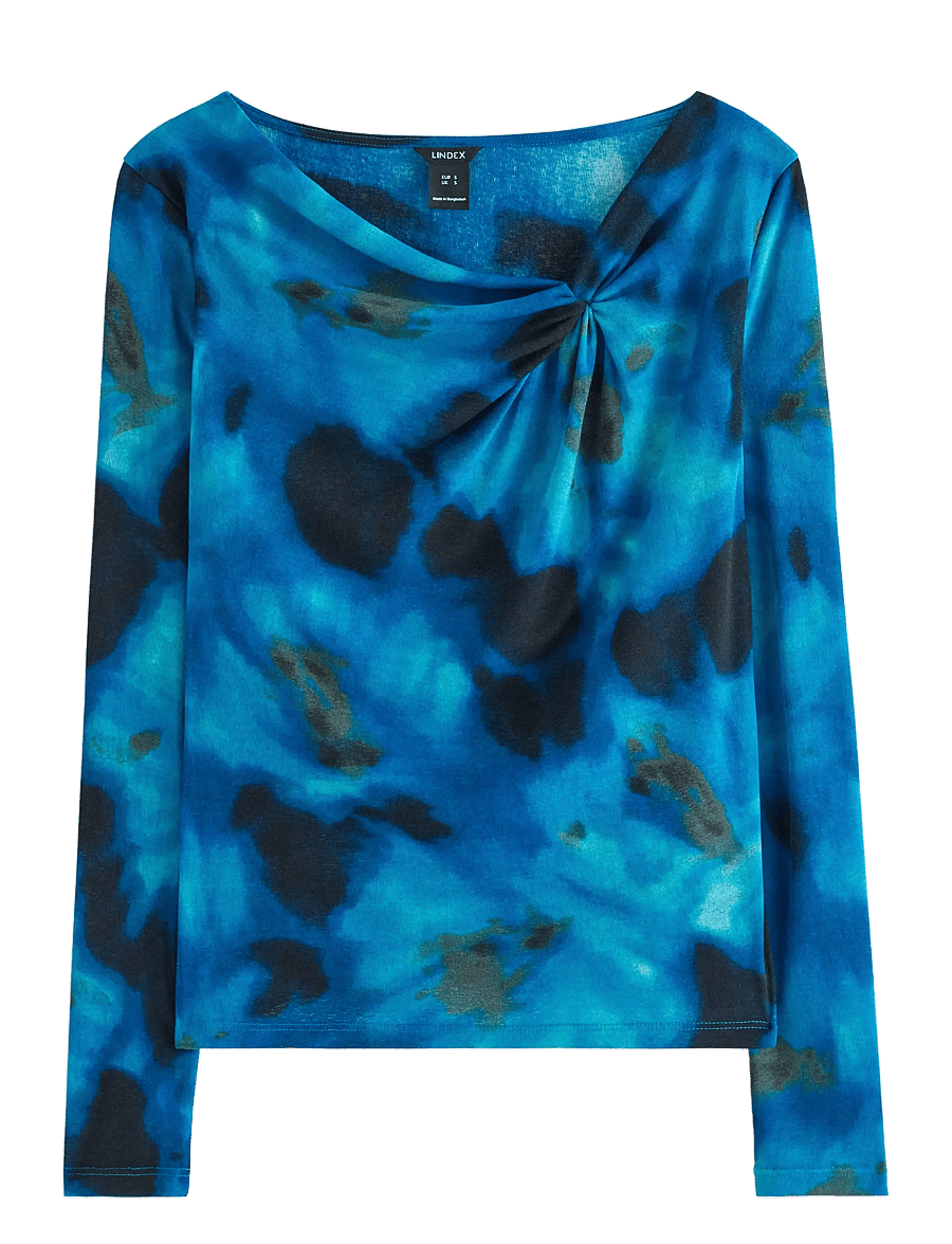 Lindex - Top Simonetta - långärmade toppar - blue - 1
