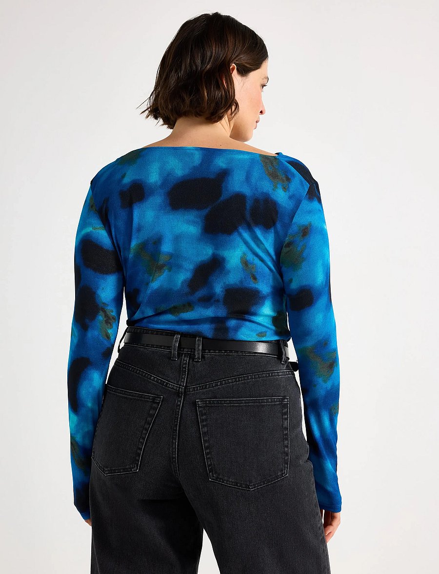 Lindex - Top Simonetta - långärmade toppar - blue - 3