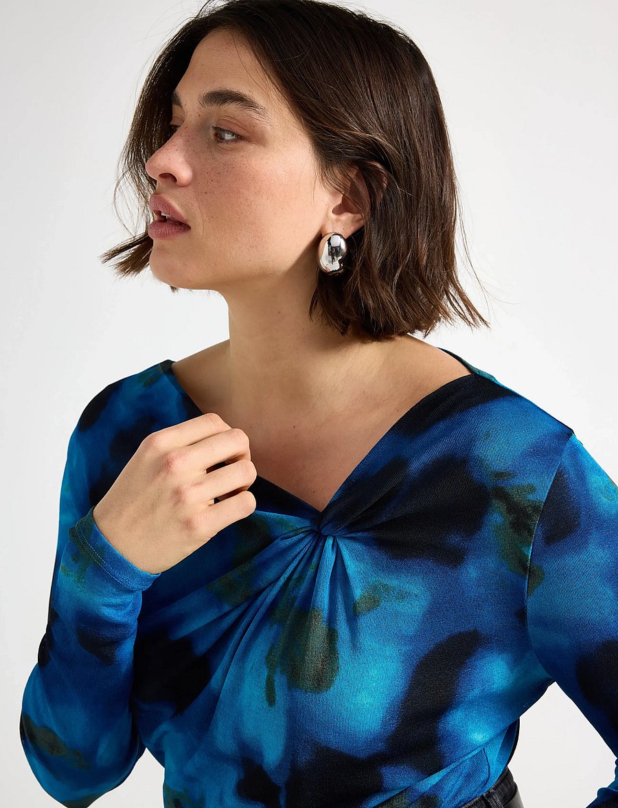 Lindex - Top Simonetta - långärmade toppar - blue - 4