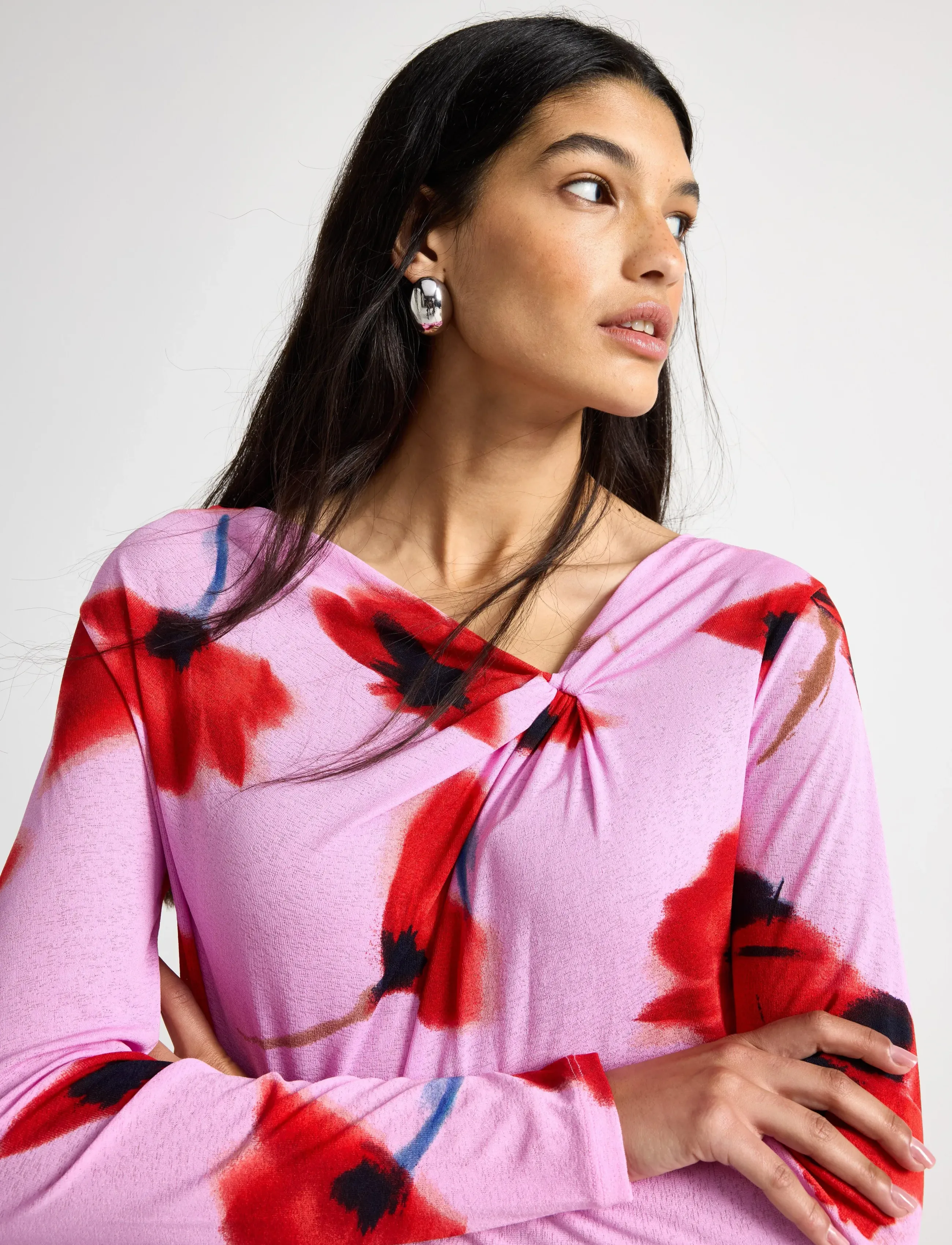 Lindex - Top Simonetta - langärmlige tops - pink - 4