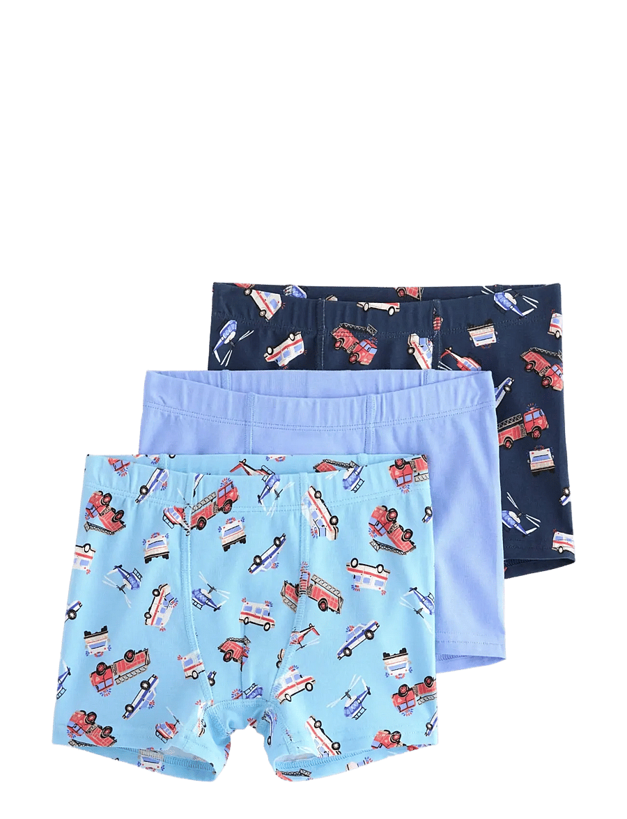 Lindex - 3-pack boxer shorts - aluspüksid - dark blue - 0