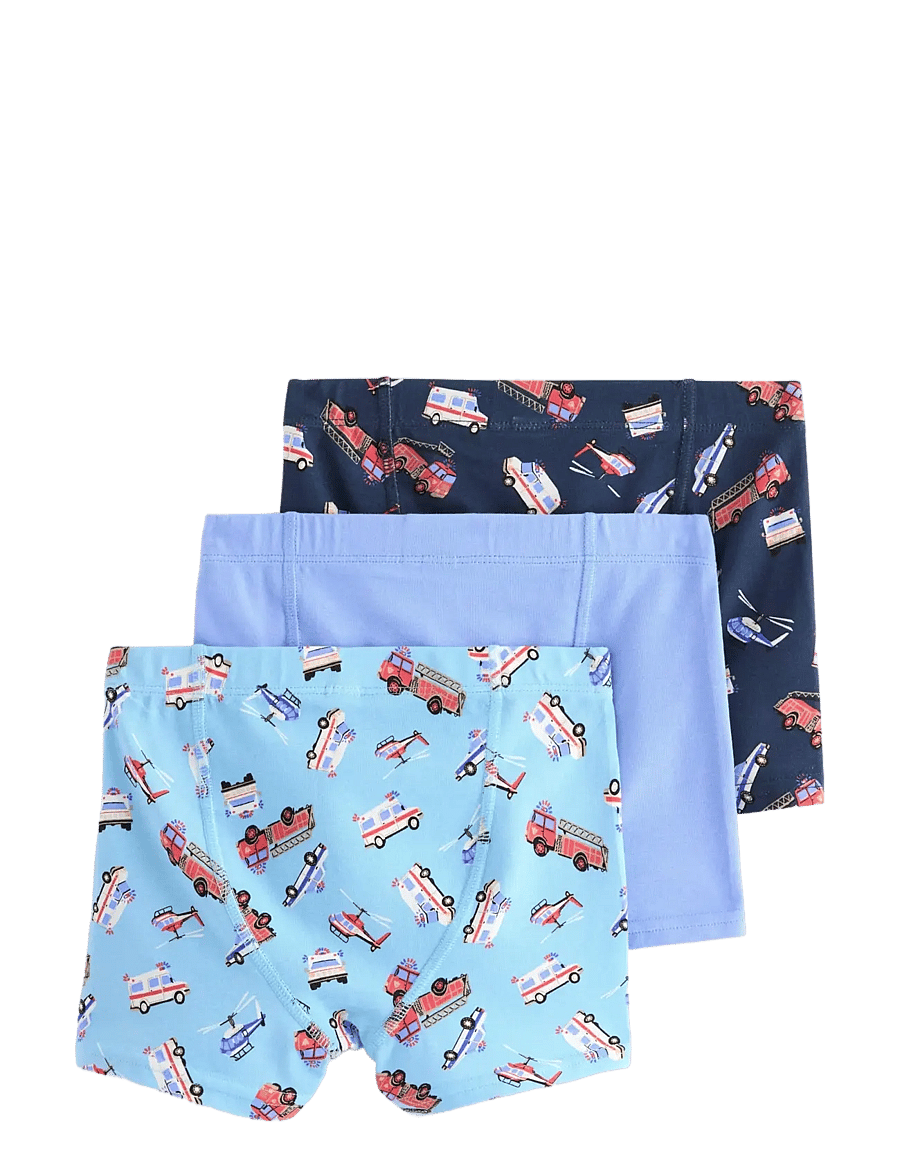 Lindex - 3-pack boxer shorts - aluspüksid - dark blue - 1