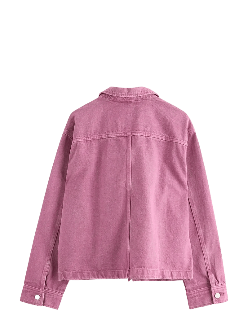 Lindex - Jakke i bomuldstwill - jeansjackor - dusty lilac - 2