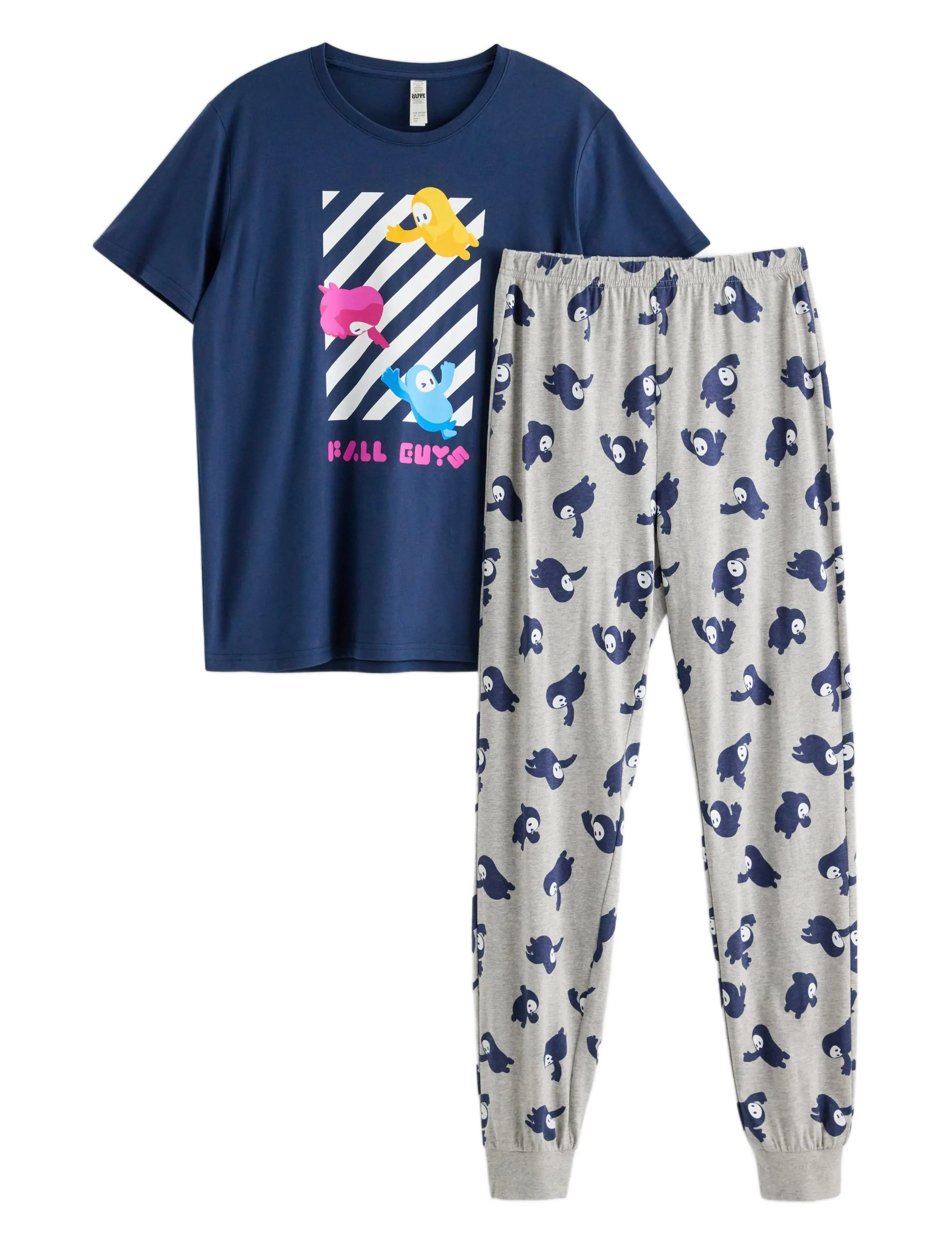 Lindex Fall Guys pyjama set - Uus - DK DUSTY BLUE / navy