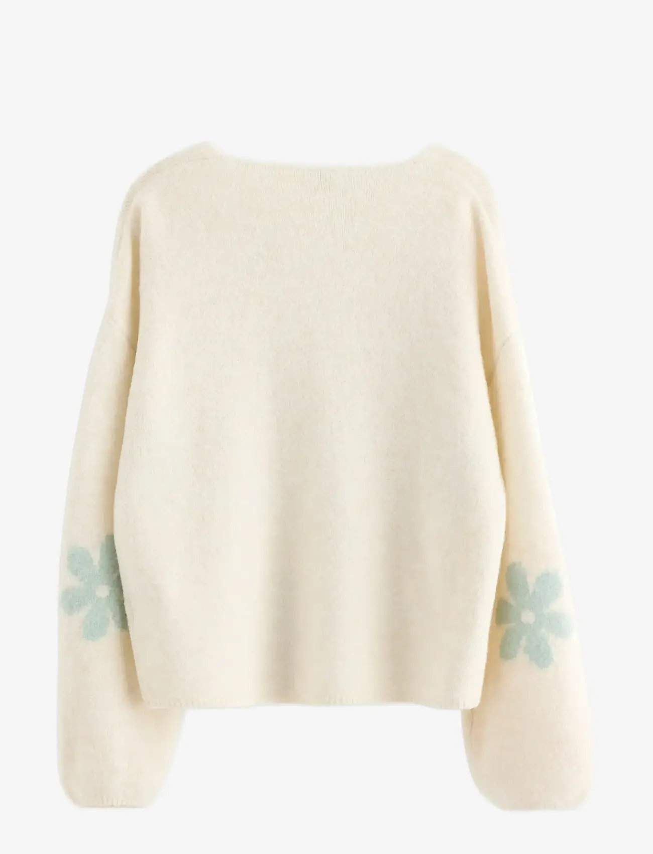 Lindex - Cardigan flower - cardigans - light beige melange - 2