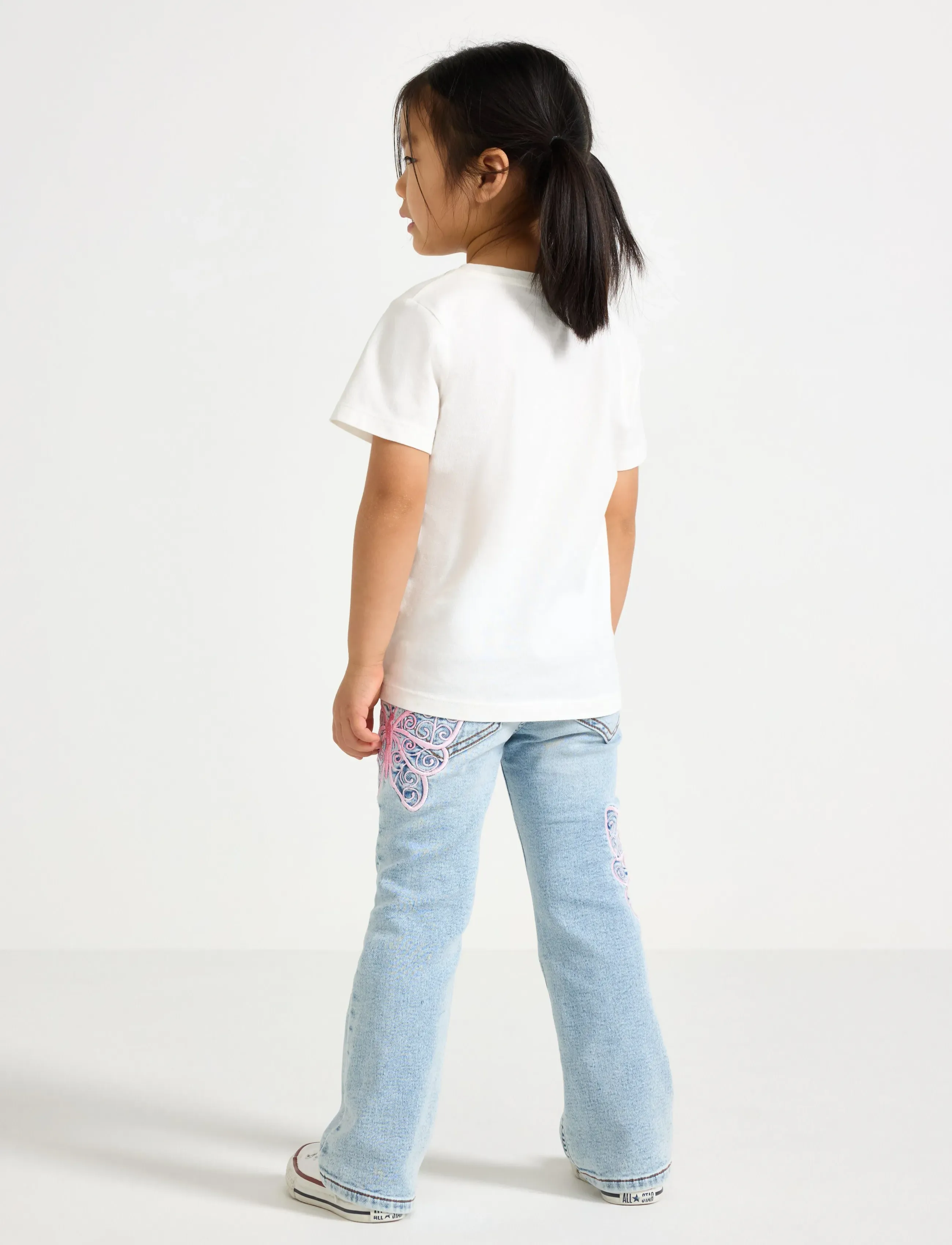 Lindex - FREJA Regular flare super stretch jeans - light denim - 3