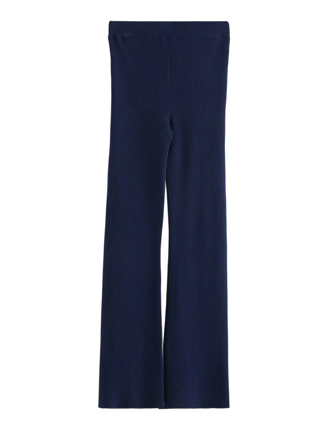 Lindex - Trousers knitted rib - byxor - dark blue - 2