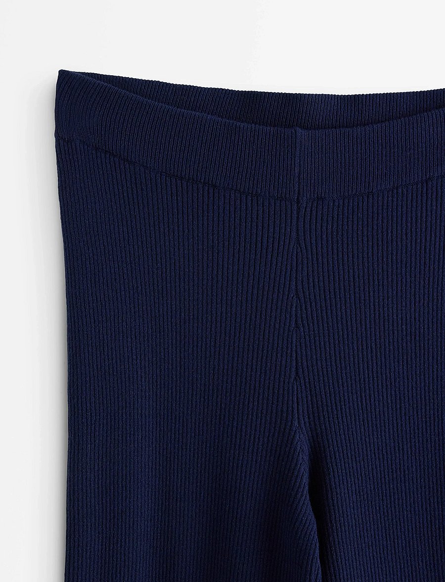 Lindex - Trousers knitted rib - einkaufen nach alter von - dark blue - 5