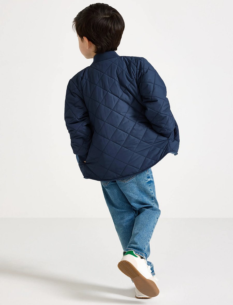Lindex - Jacket bomber quilted - steppjacken - dark blue - 3