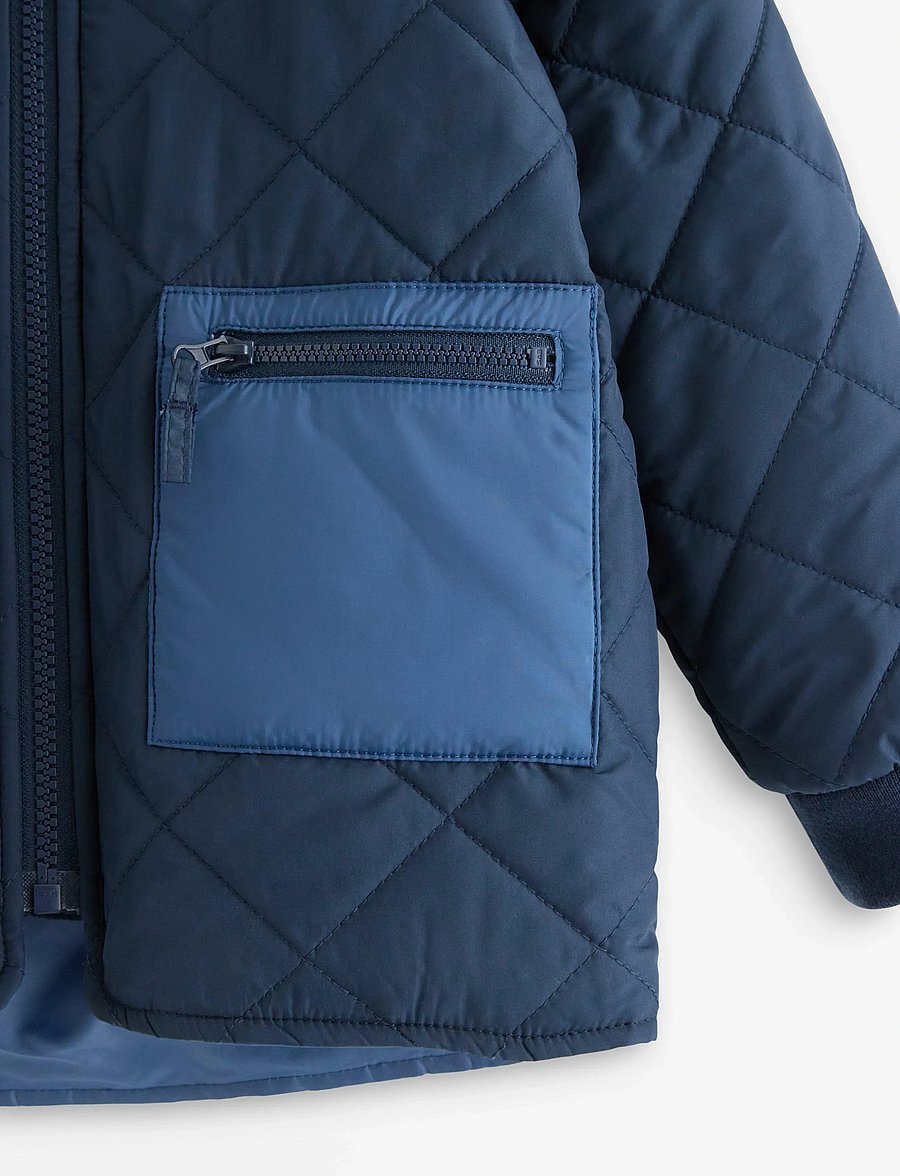 Lindex - Jacket bomber quilted - steppjacken - dark blue - 5