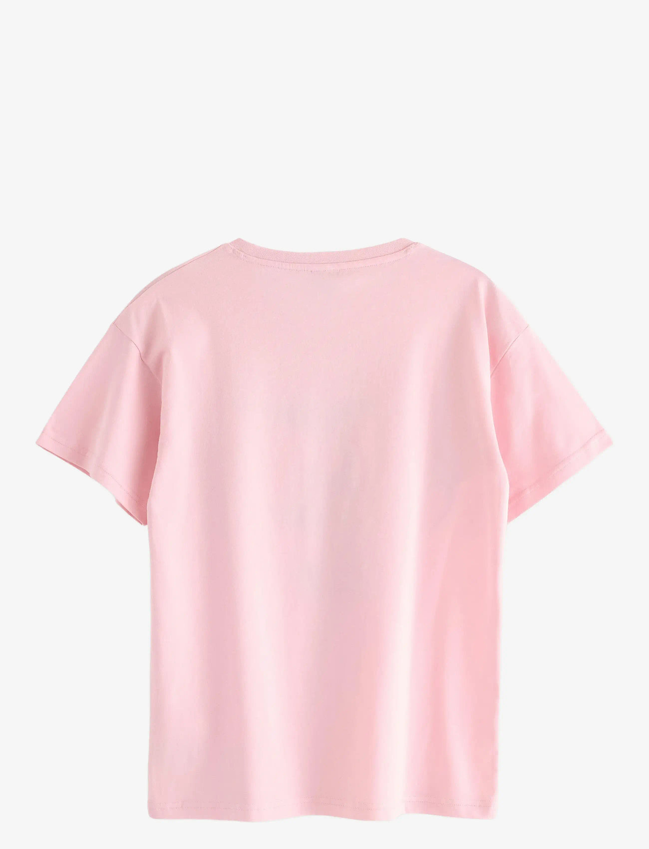 Lindex - T shirt regular dropped should - kortermede t-skjorter - light pink - 2