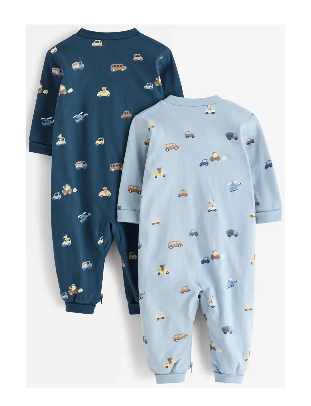 Lindex - Pyjamas aop 2 pack - light dusty blue - 1