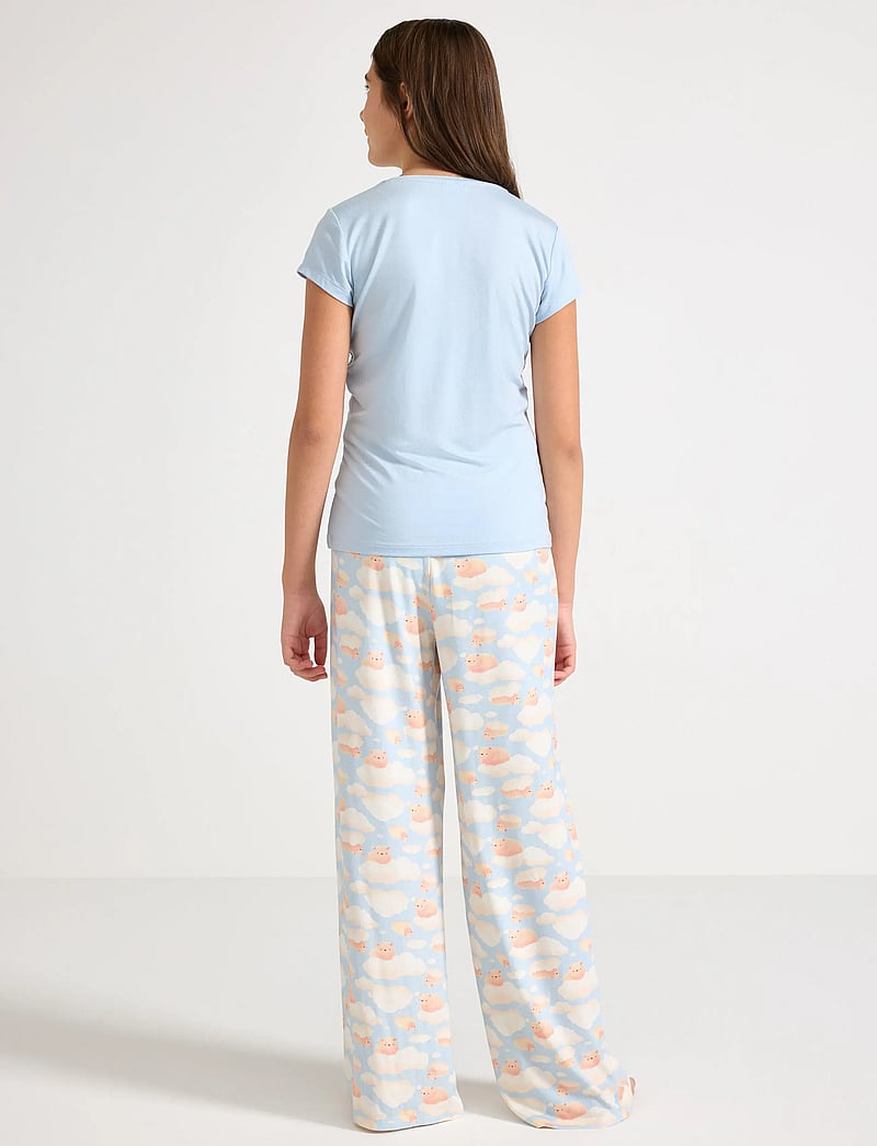 Lindex - Pyjama set capybara print - pyjama-sets - light blue - 3