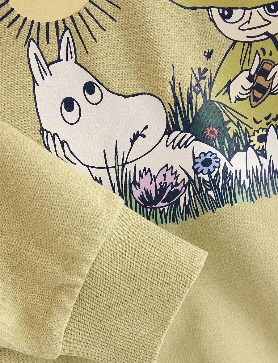 Lindex - Sweatshirt Moomin - sweatshirts - light dusty green - 5