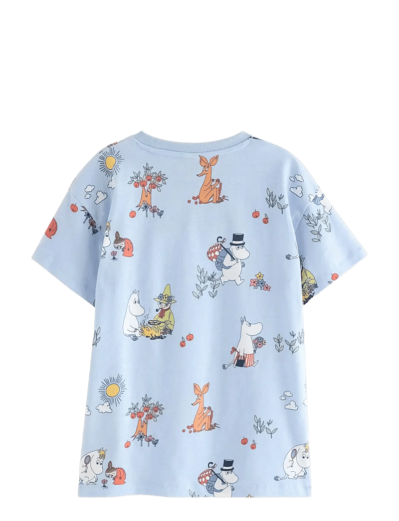 Lindex - Moomin t-shirt - kurzärmelige - light blue - 2