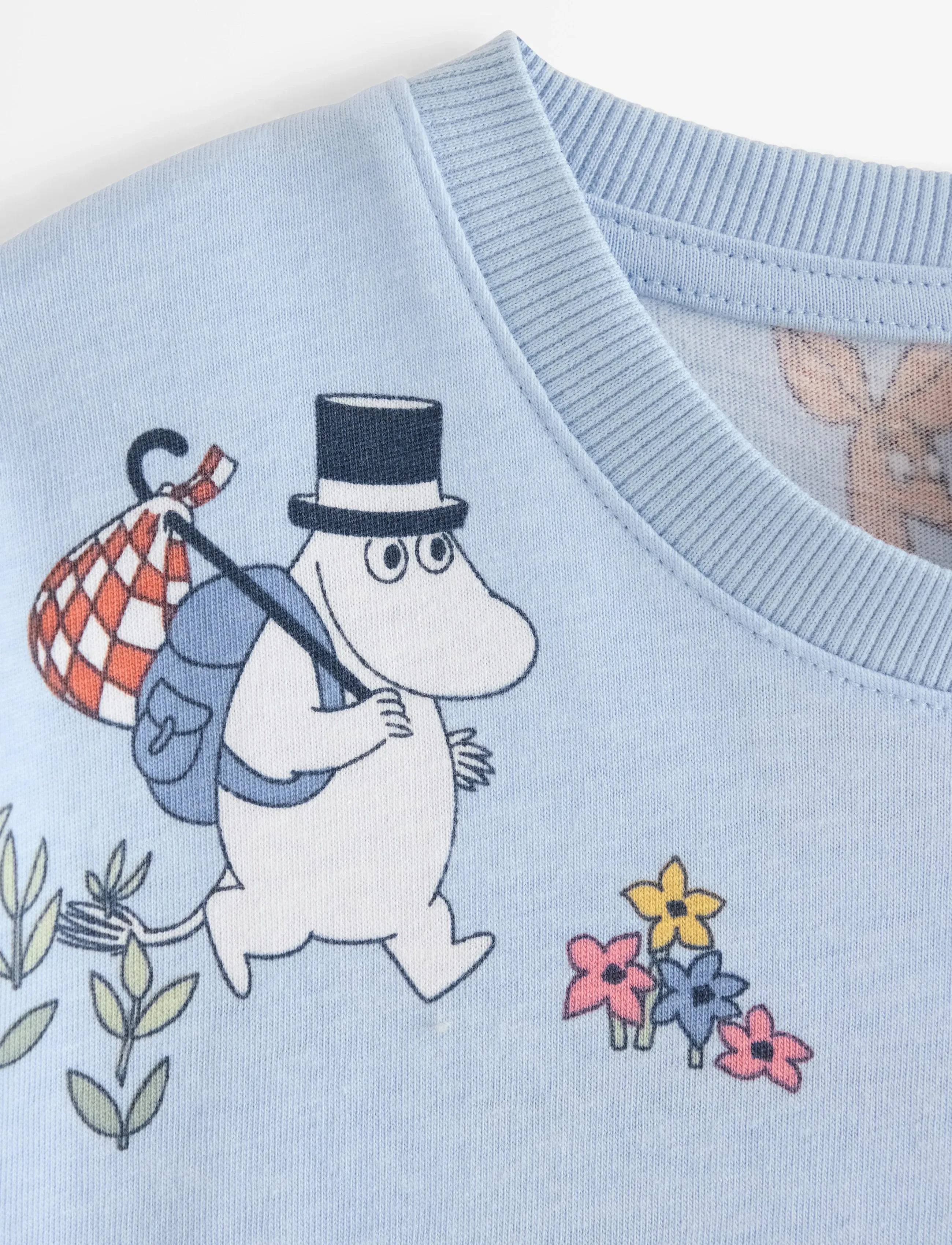 Lindex - Top SS Moomin - light blue - 5