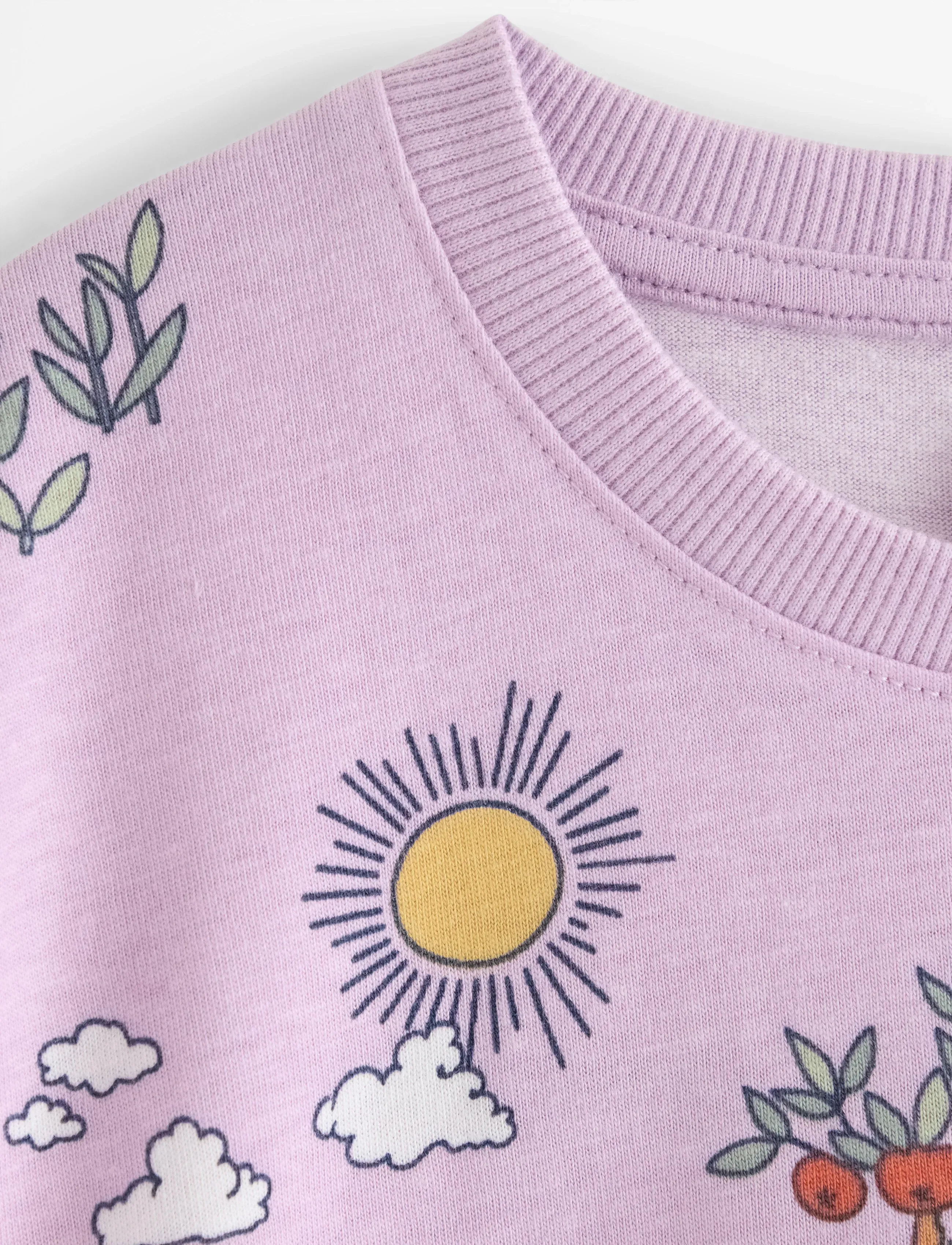 Lindex - Top SS Moomin - light lilac - 5