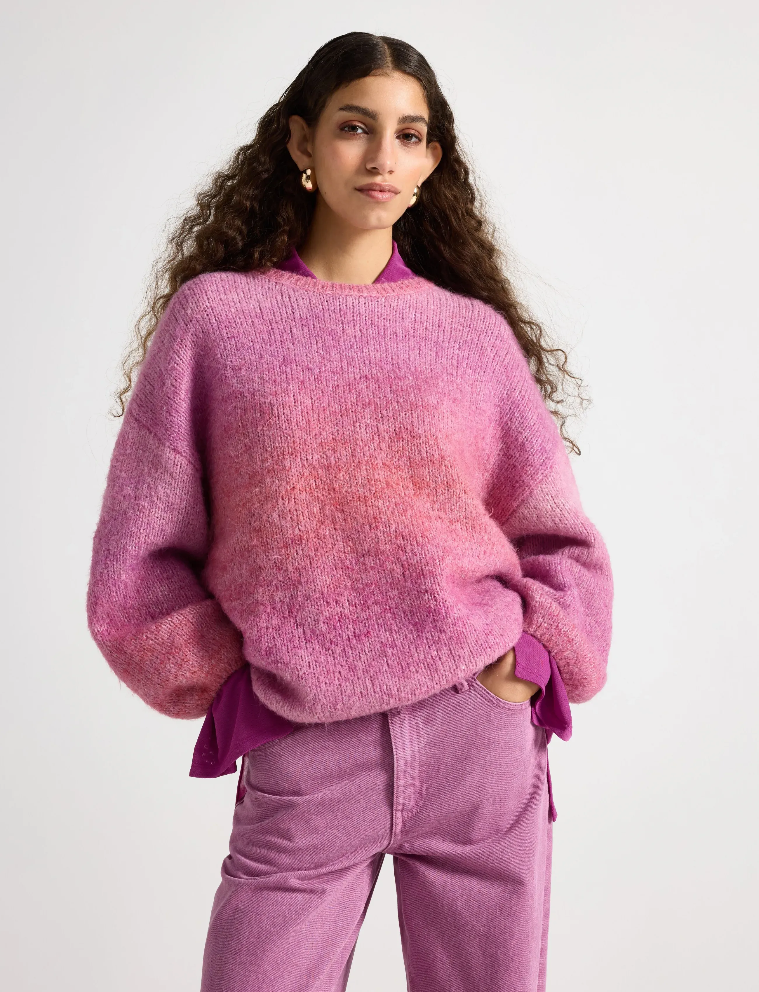 Lindex Strikket genser - Lindex - LILAC / pink/rose